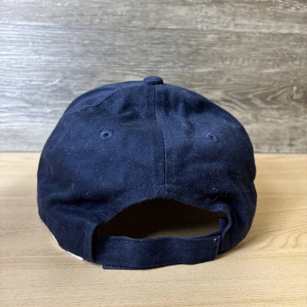 NYPD Hat Cap Strap Back Navy Blue Embroidered Graphic One Size North End Mens